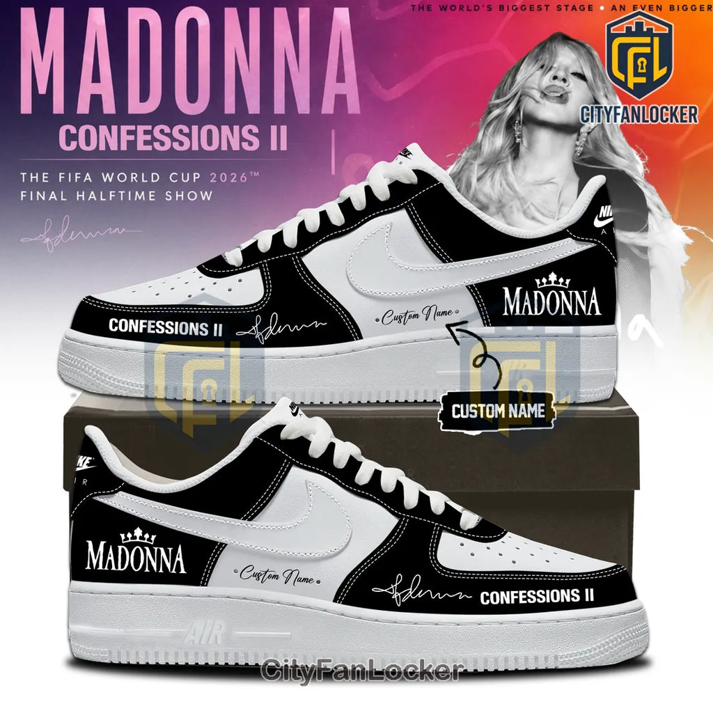 Madonna Confessions II Custom Nike Air Force 1 Sneakers