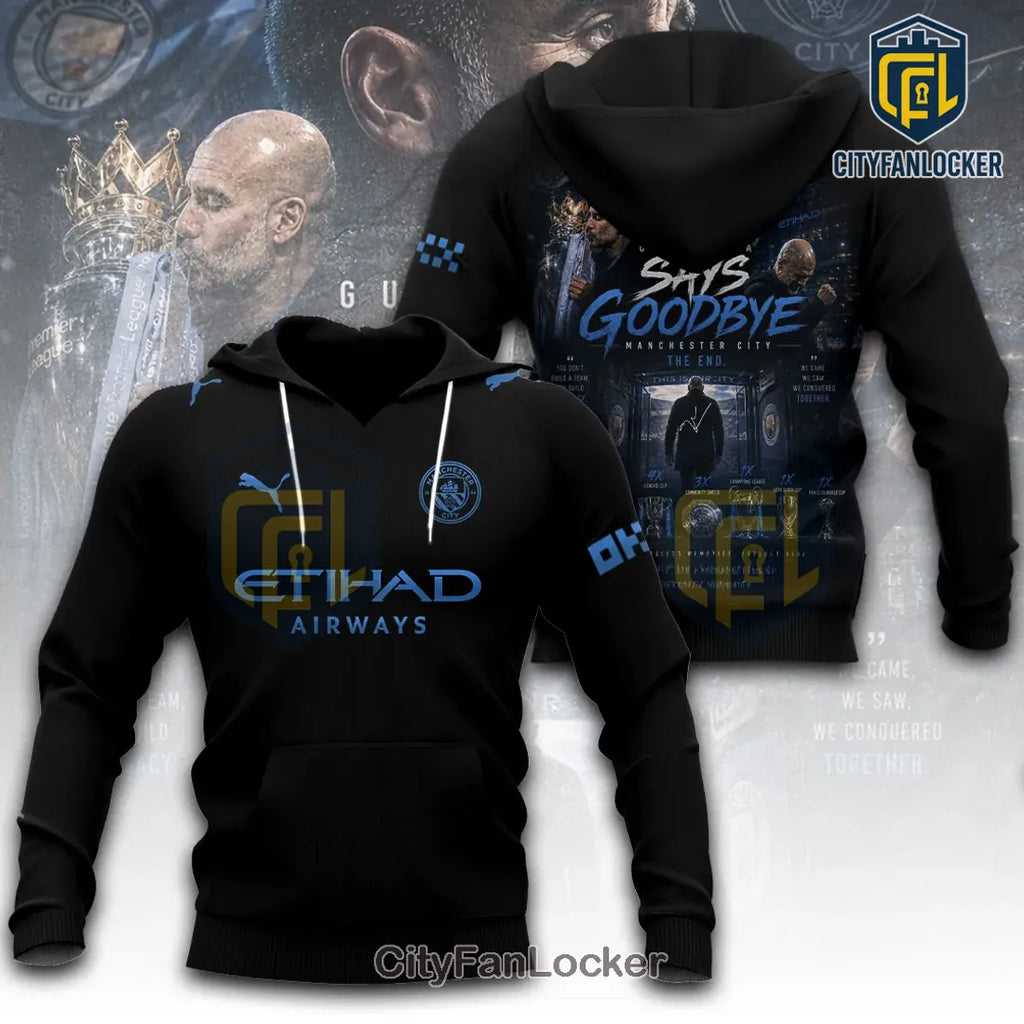 Manchester City x Pep Guardiola Farewell Pullover Hoodie