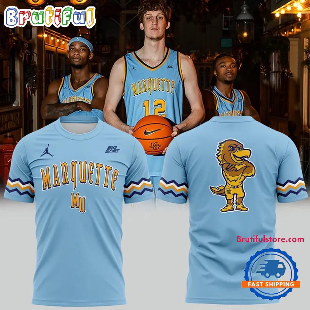 Marquette Golden Eagles Basketball Old Milwaukee Uniform Limited Edition 2026 Hoodie T-Shirt