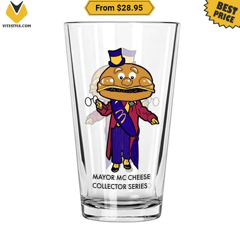 McDonald’s Mayor Mc Cheese Cup Glass