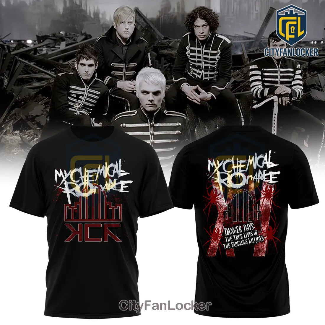 MCR Danger Days 15th Anniversary Limited Edition Black Hoodie