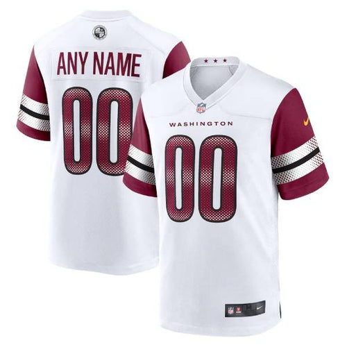 Washington Commanders NFL Personalized White Game Jersey - Name & Number