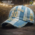 Messi 2006-2026 20th Anniversary Argentina Commemorative Distressed Cap