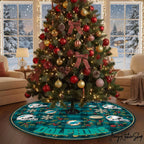 Miami Dolphins Christmas Tree Skirt