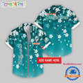 Miami Dolphins Five-petaled Flower Pattern Hawaii Shirt