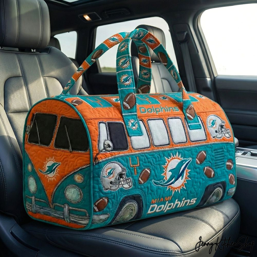 Miami Dolphins Game Day, Travel Day Duffle Bag