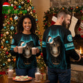 Miami Dolphins Grim Reaper Ugly Christmas Sweater