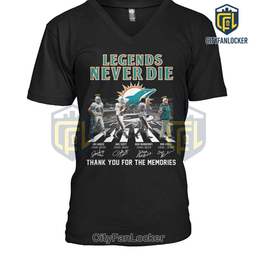 Miami Dolphins Legends Never Die T-Shirt