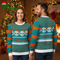 Miami Dolphins Santa Skull Ugly Christmas Sweater