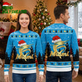 Miami Marlins Santa Hat Logo Ugly Christmas Sweater