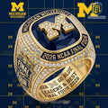 Michigan Wolverines 2026 NCAA Final Four Gold Diamond Commemorative Ring