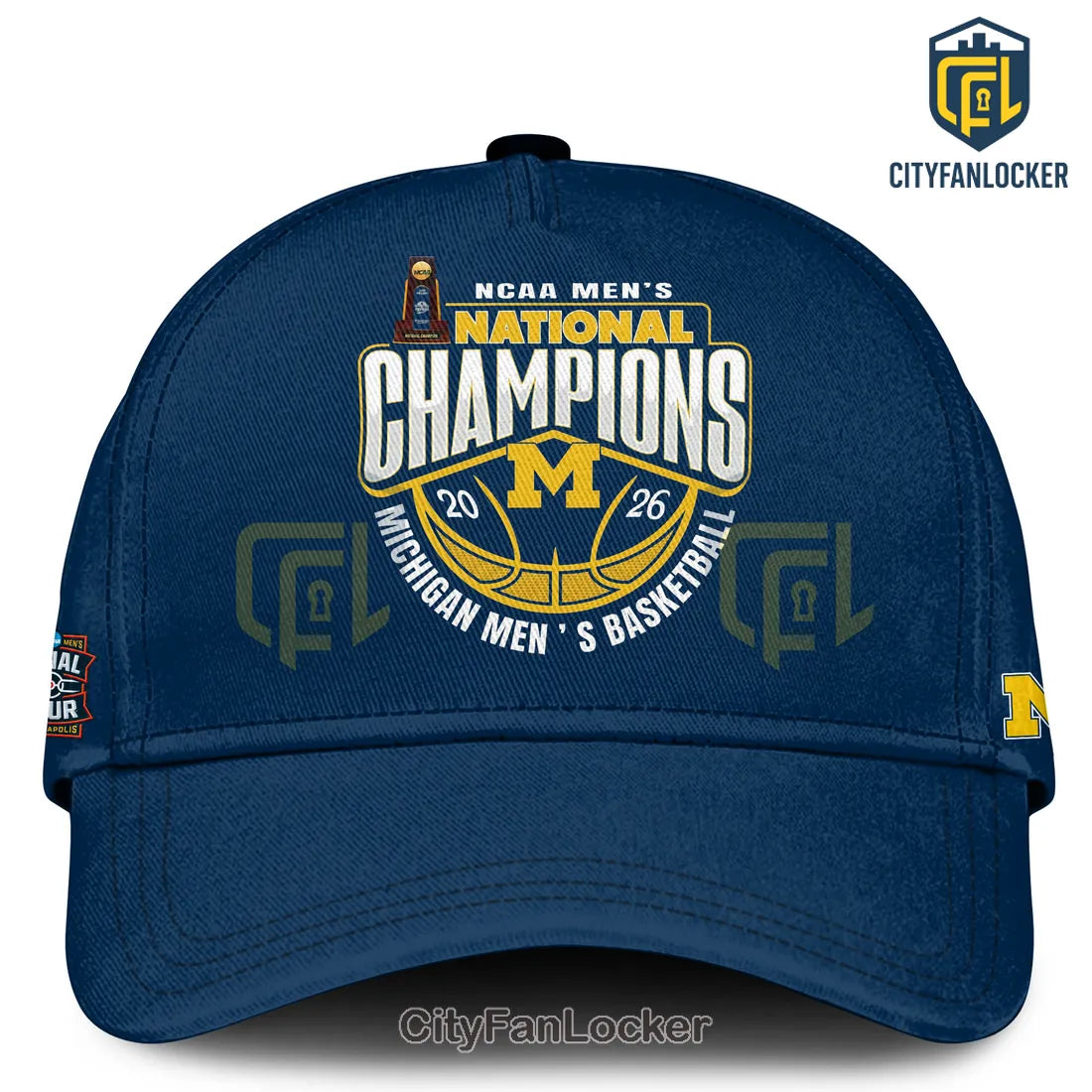 Michigan Wolverines NCAA Basketball 2026 Final Four Commemorative Hoodie