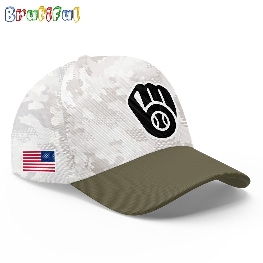 Milwaukee Brewers 2025 Armed Forces Day Baseball Cap