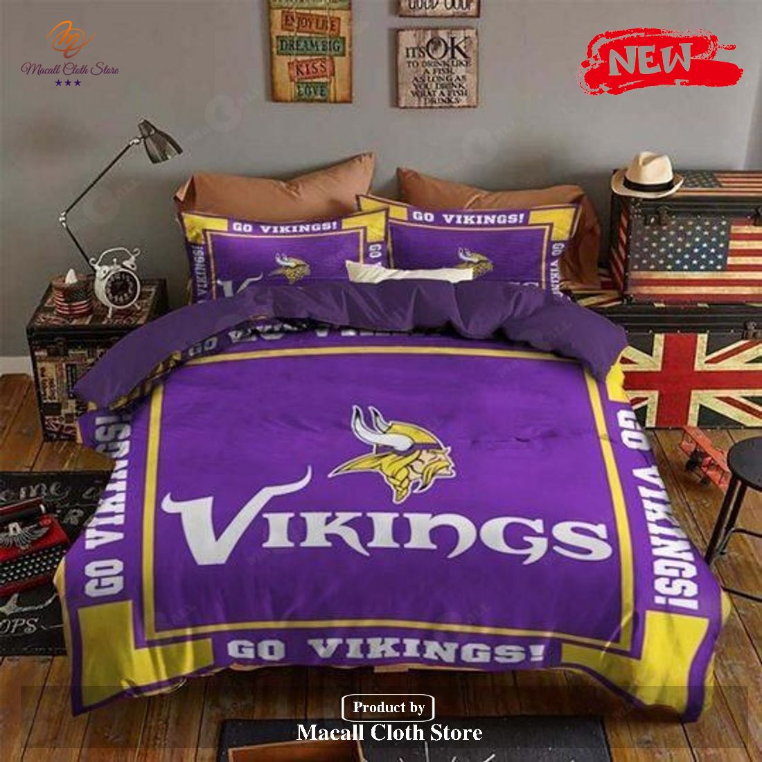 Minnesota Vikings Bedding Sets 1577