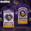Minnesota Vikings NFL Pride Loyalty Tradition 3D Shirt