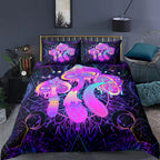 Hippie 4PCS Bedding Set - Vibrant Color Bedroom Comfort