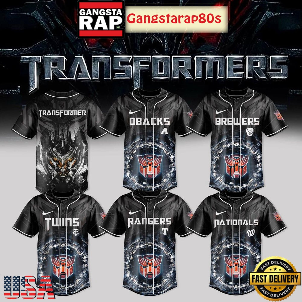 MLB All Teams x Megatron Transformers 2025 Baseball Jersey
