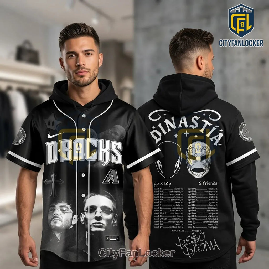 MLB x Dinastía Tour D-Backs Limited Edition 2026 Baseball Jersey