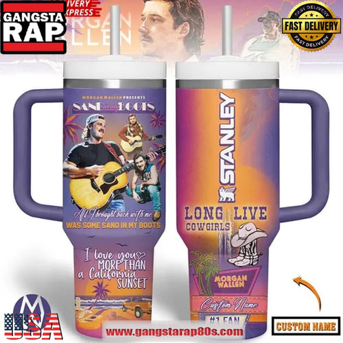 Morgan Wallen Sand In My Boots Limited Stanley Tumbler Cup