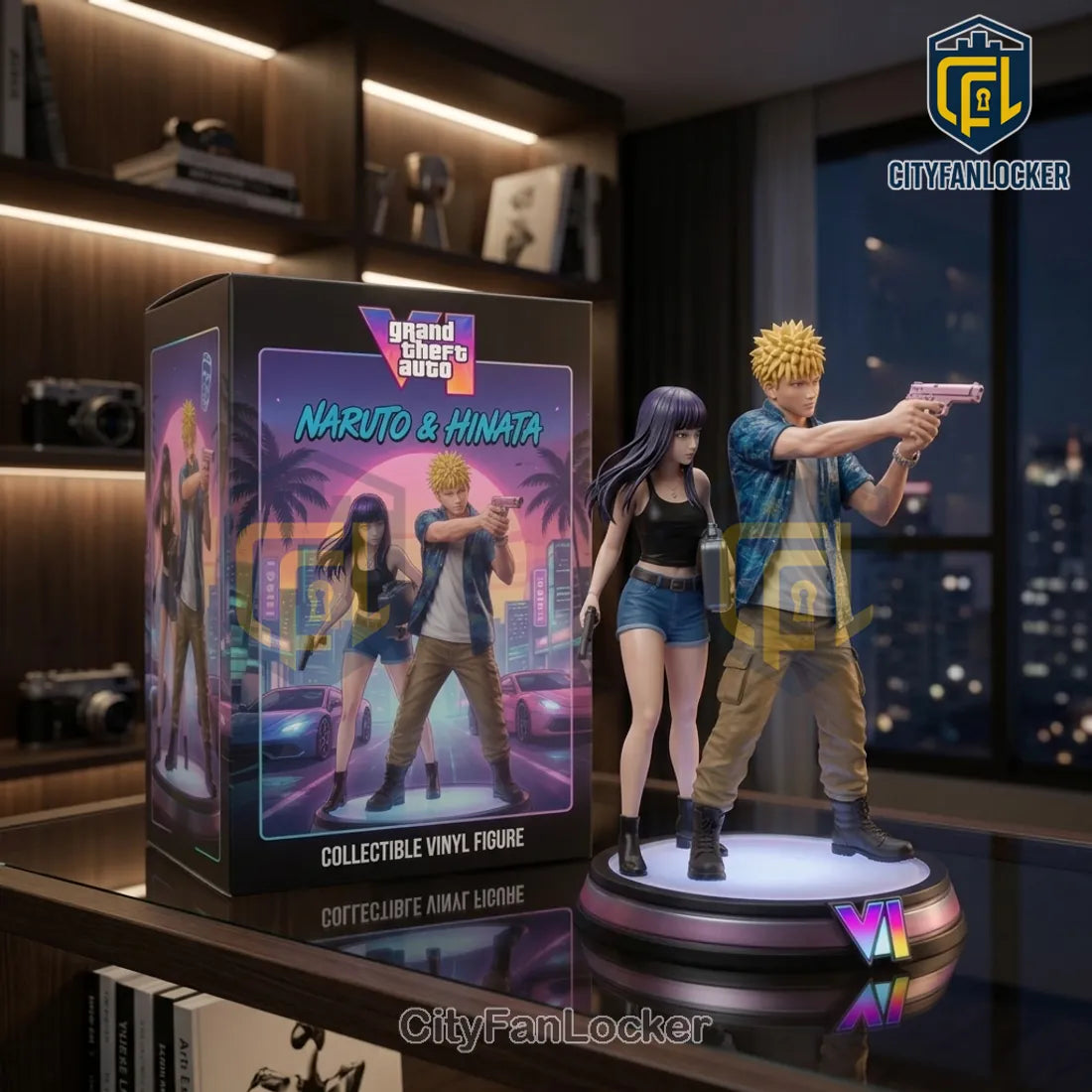 Naruto x Hinata Grand Theft Auto VI Vinyl Figure