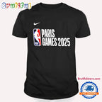 NBA Paris 2025 Logo T Shirt