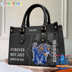 NCAA Memphis Tigers Forever Not Just When We Win Leather Hand Bag