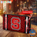 NCAA NC State Wolfpack Leopard Women’s Zip Around Wallet, Sporty Women’s Wallet