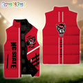 NCAA NC State Wolfpack Sport Team Personalized Sleeveless Down Puffer Jacket