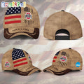 NCAA Ohio State Buckeyes Sport Team Pesonalized American Flag Baseball Cap