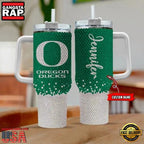 NCAA Oregon Ducks Custom Name Stanley Diamond Tumbler 40oz