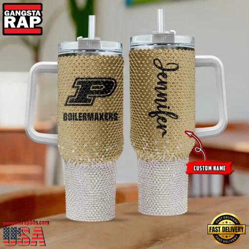 NCAA Purdue Boilermakers Custom Name Stanley Diamond Tumbler 40oz