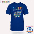 NCAA Wisconsin Badgers Autism Accept Understand Love T-Shirt