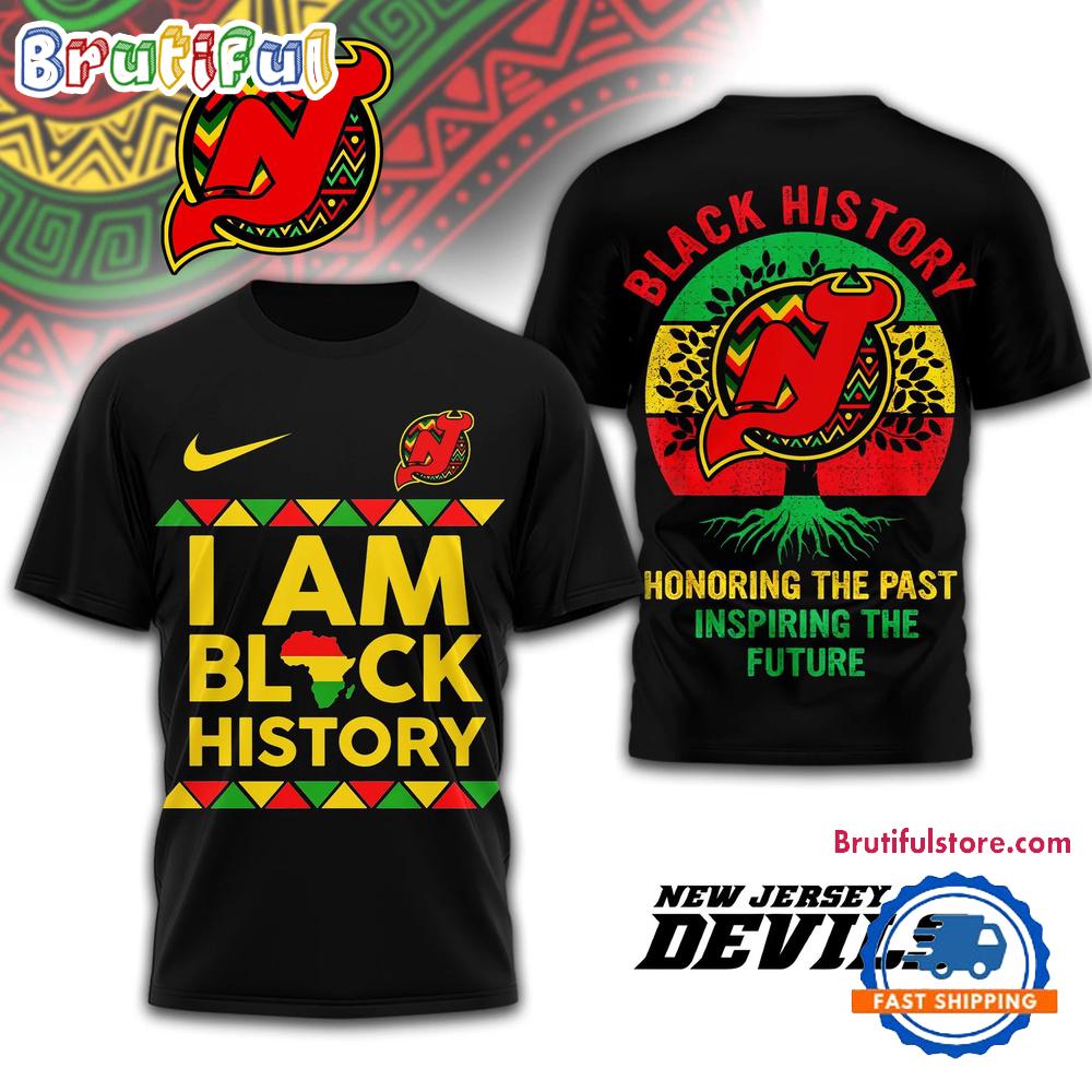 New Jersey Devils 2026 NHL Black History Limited Edition 3D Shirt Hoodie T-Shirt