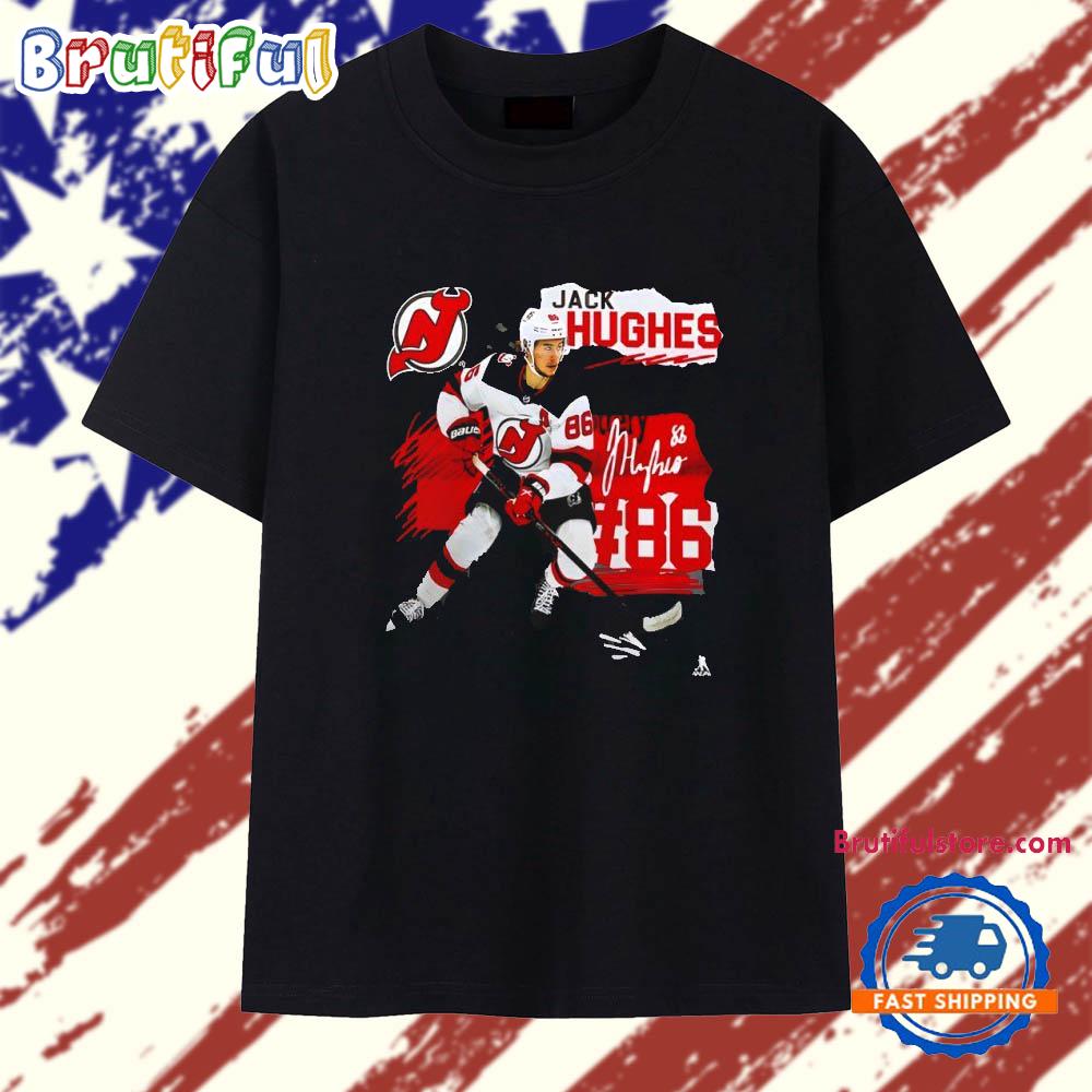 New Jersey Devils Jack Hughes Fresh Ice T Shirt