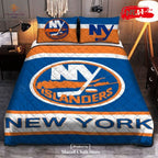 New York Islanders Quilt Bedding Set 077