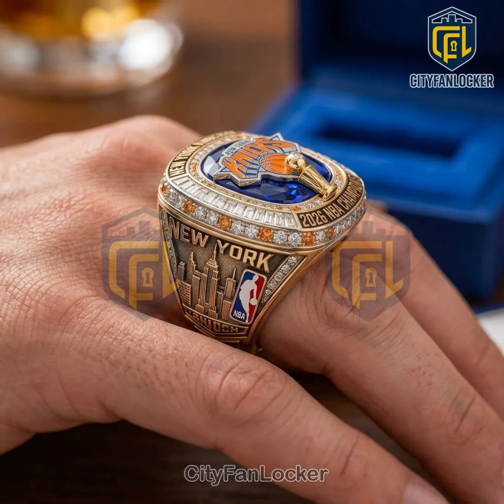 New York Knicks 2025 NBA Championship Gold Ring