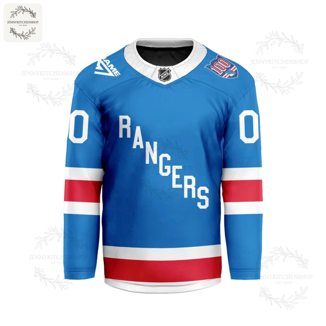 New York Rangers Personalized For Fans 2025-26 Hockey Jersey