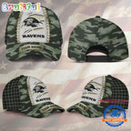 NFL Baltimore Ravens Camo Hunting Custom Name Classic Cap