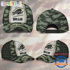 NFL Buffalo Bills Camo Hunting Custom Name Classic Cap
