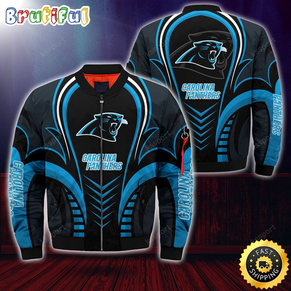 NFL Carolina Panthers Bomber Jacket Trendy Bomber Jackets