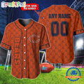 NFL Chicago Bears Logo Team Hologram Pattern Design Baseball Jersey