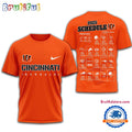 NFL Cincinnati Bengals 2025 SCHEDULE Unisex 3D Shirt