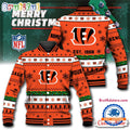 NFL Cincinnati Bengals Snow Xmas Tree Christmas Custom Baseball Jacket