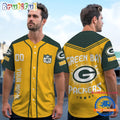 NFL Green Bay Packers Personalized Baseball Jersey