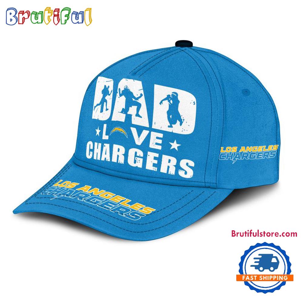 NFL Los Angeles Chargers Dad Love Best Father’s Day Baseball Cap