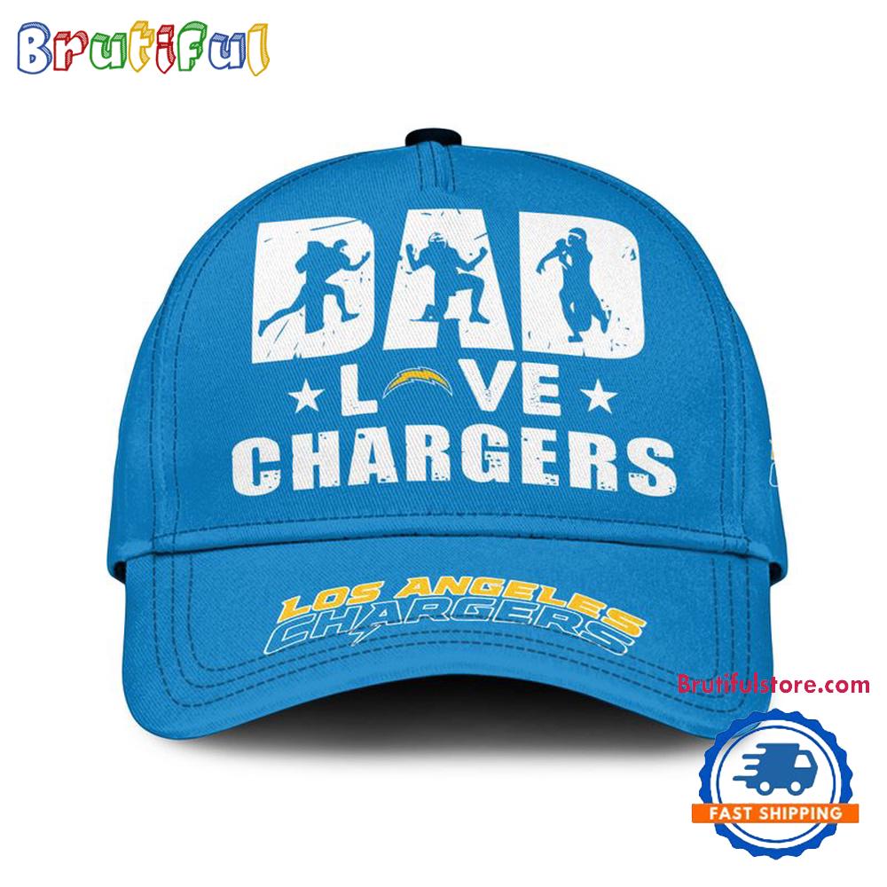 NFL Los Angeles Chargers Dad Love Best Father’s Day Baseball Cap