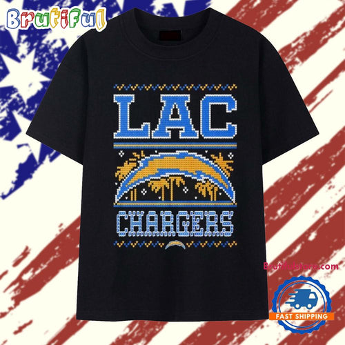 NFL Los Angeles Chargers Holiday Ugly Christmas 2025 T Shirt