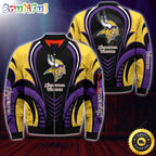 NFL Minnesota Vikings Bomber Jacket Trendy Bomber Jackets