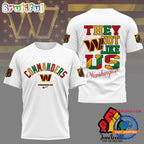 NFL Washington Commanders 2025 Juneteenth Freedom Day 3D Shirt