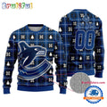 NHL Vancouver Canucks Personalized Snow Tree Ugly Christmas Sweater